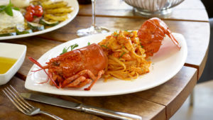 Estiatorio Milos lobster pasta