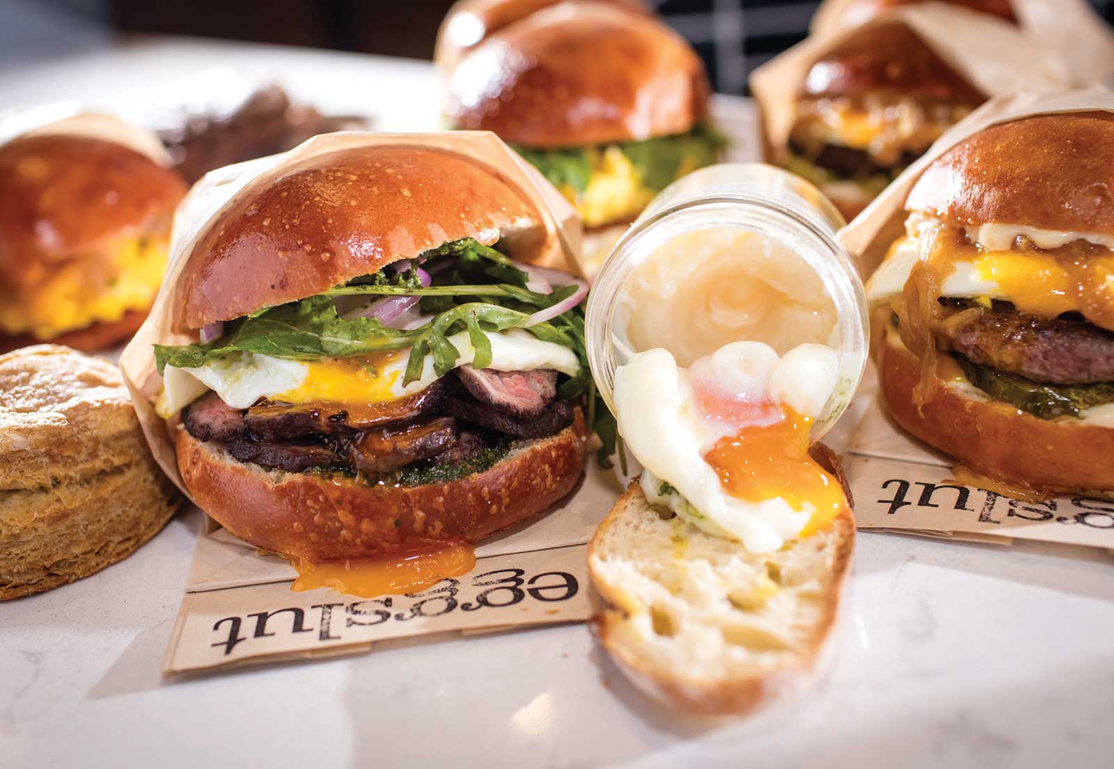 Try breakfast on the twisted side at Eggslut.