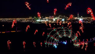 A view from Glittering Lights at Las Vegas Motor Speedway.