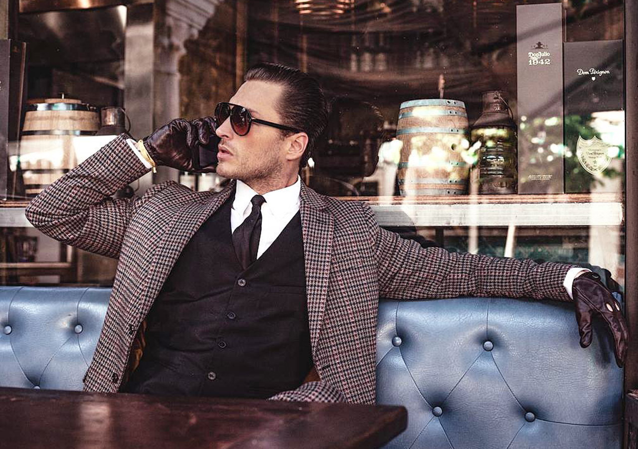 Tweed never goes out of style for the fall.