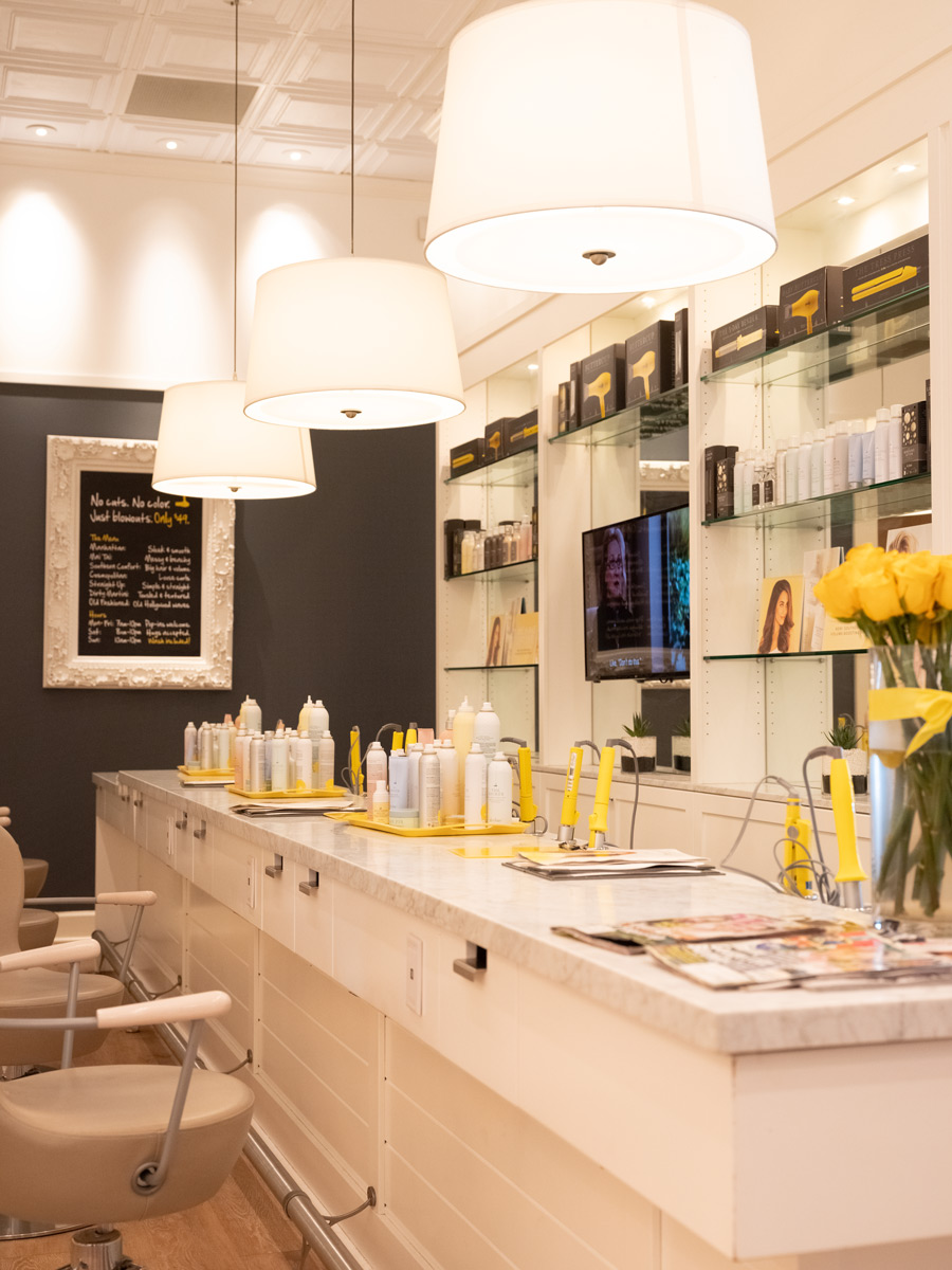 A look at the accessories used at Drybar.