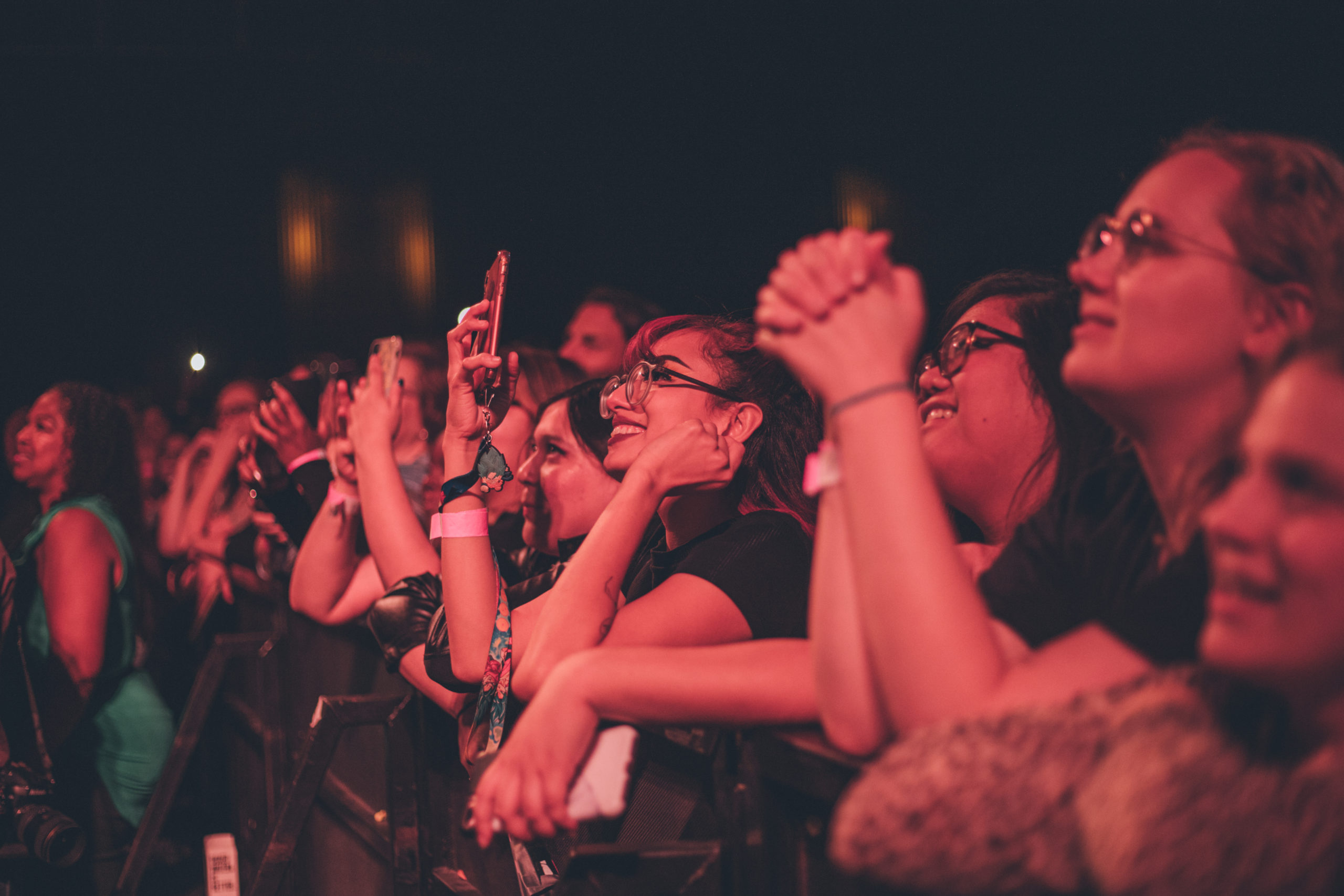 the chelsea concert crowd