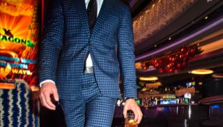 man in suit casino floor